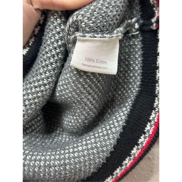 Hanna Andersson Fair Isle Holiday Nordic Sweater Little Boy's Size 6/7 - Picture 6 of 11